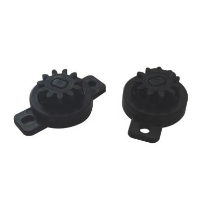 China Custom Black Hydraulic Rotary Damper Plastic Rotary Buffer for sale