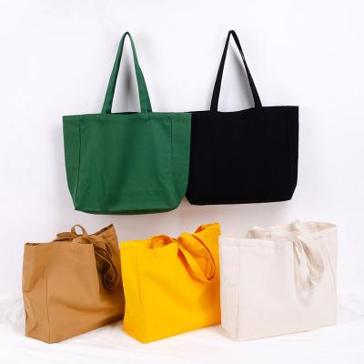 China Canvas Bag Single Shoulder Cotton Canvas Bag Empty Purchasing Handheld Cross Handled Handbag Cross - Body Bags for sale