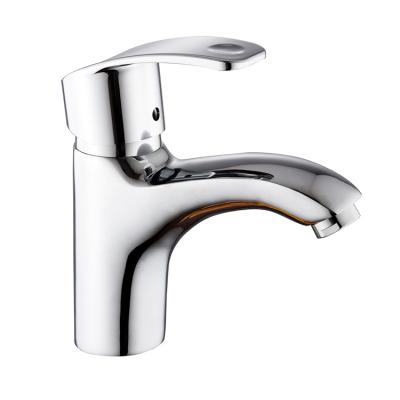 China Hot Selling Zinc Handle Basin Faucet Cheap Basin Single Lever Faucets Hot Sale Metered Basin Faucet for sale