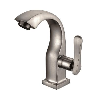 China New Design Faucets Basin Faucet Metered Cold Tap Bathroom Faucet Nickel Retail Hot Sale In Nigeria for sale