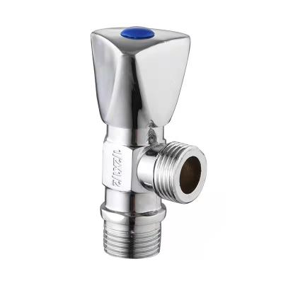 China Modern 1/2 Inch Chromed 90 Degree Slow Open Toilet Stop Angle Valve For Bathroom for sale