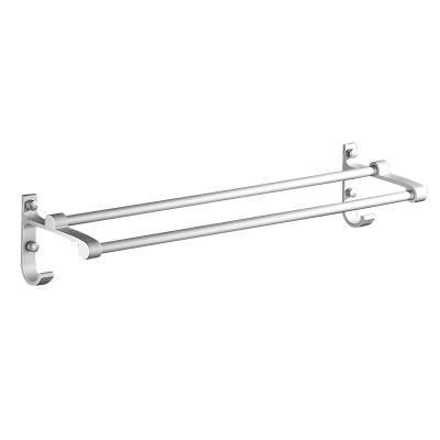 China Modern High Quality Stainless Aluminum Heater Double Towel Racks Parts for sale