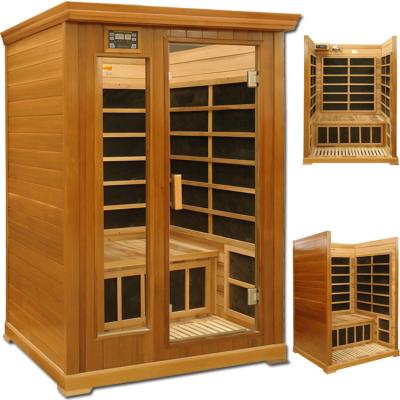 China Portable Infrared Computer Control Panel Mini Sauna 2 Person Thai Sauna Kits for sale