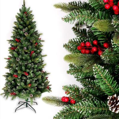 China High quality flame retardant whartificial Christmas decorations ornamental plant for sale