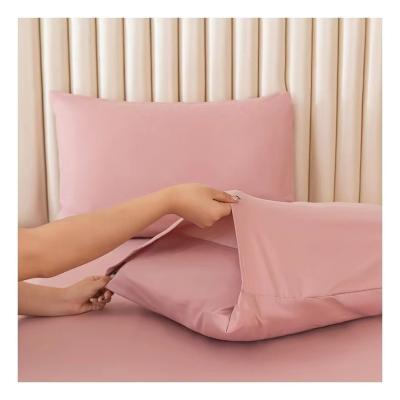 China Nondisposable factory wholesale 4 pcs with pillow case blanket 100% microfiber bed sheets bedding set for home hotel for sale