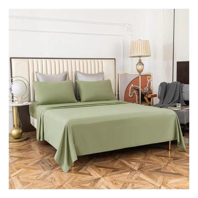 China Nondisposable home textile4 piece factory wholesale   customized size 100% microfiber bed sheets bedding set for home hotel for sale