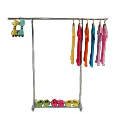 China Outdoor Clothes Drying Racks Heavy Duty Mobile Expandable Pole Hanger Single Stainless Steel Clothes Drying Rack for sale