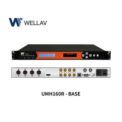 China Wellav UMH160R Set Top Box Radio and IRD UMH160R Professional Satellite Equipment - TV Broadcast Base for sale