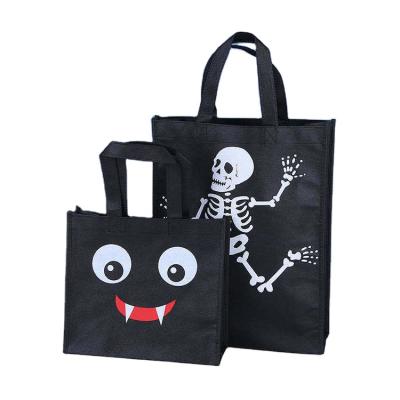 China Eco friendly reusable foldable custom logo handled printed non woven packaging pp bag supermaket package shopping bag for sale