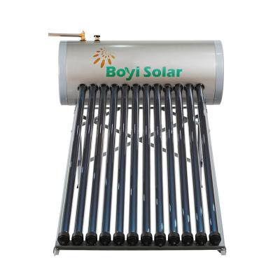 China Compact Pressure Heat Pipe Solar Water Heater Stainless Steel Evacuated Tube Free Spare Parts in Good Quality with Cheaper Price for sale