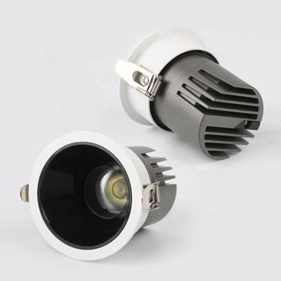 China Modern High Quality Anti-glare Ceiling Lights 5W 7W 9W 12W 15W Anti-glare LED Recessed Spotlight Downstairs Light Living Room Office Hotel for sale