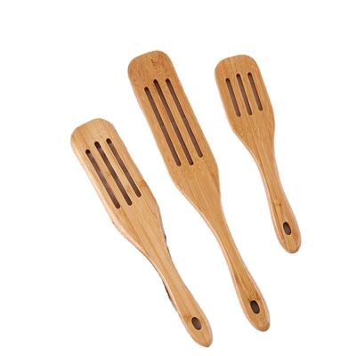 China Sustainable Hot Selling Eco-friendly Reusable Bamboo Spatula Kitchen Spoon Cooking Tools Utensil Set for sale