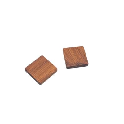 China Viable Manufacturer Supply Black Walnut Beech Wood House Coasters Customized Round Heat Insulation for sale