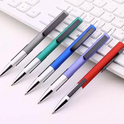 China Balpoint Pen Wholesale Fashionable Mental Promotional Luxury Office Ballpoint Pen Retractable Pen for sale