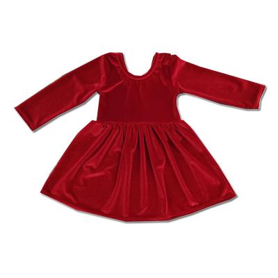 China News Fashion Girls Velvet Dress Viable Colorful Girls Dress Beautiful Dress Boutique Kids Clothing for sale