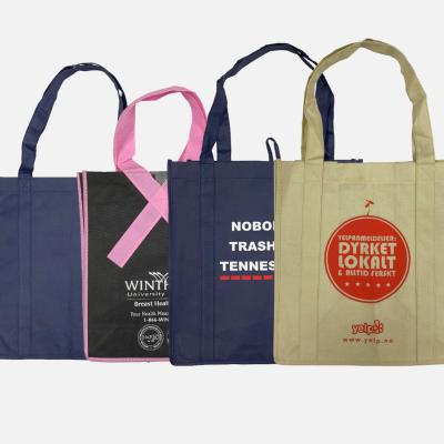 China 100% Eco-friendly Non-woven Non-woven Shopping Mall Bag Nonwoven Eco-Friendly Packing Bag Supermarket Shopping Mall Bag for sale