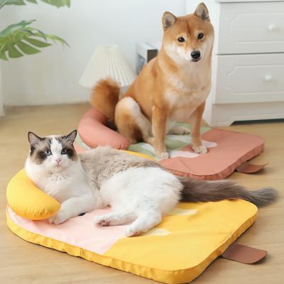 China Washable Anti Bite Sofa Summer Pet Beds Popsicle Nest Sleeper Summer Pet Bed Viable Cute Small Dog Bed for sale