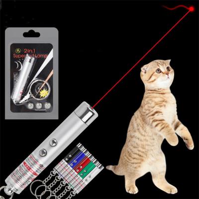 China High Quality Viable Pet Toys Led Cat Laser Toy Pet Training Infrared Electronic Cat Toys Teaser Stick Interactive for sale