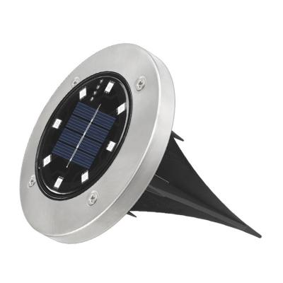 China 8LED IP65 Garden Lawn Stainless Solar RGB RGB Outdoor Patio Pathway Landscape Garden Light Warm White for sale