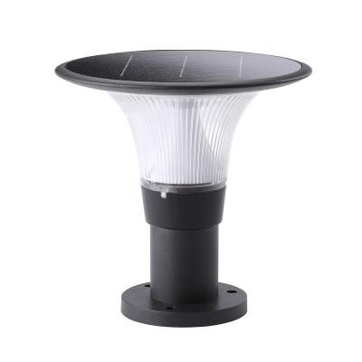 China Aluminum Alloy PC Fence Pillar Outdoor Waterproof 3W Modern Aluminum Solar Led Gate Light for sale