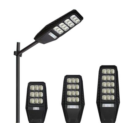 China ROAD IP65 Waterproof ABS SMD Remote Control 100w 200w 300w Outdoor All In One Integrated Solar LED Street Light for sale