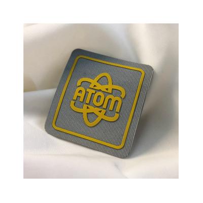 China Viable DIY Patches Custom Own Trademark 3D Embossed Labels Star Logo High Frequency TPU Badges TPU Parche for sale