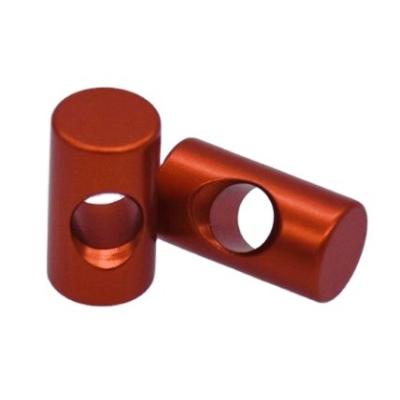 China CNC lathe turning aluminum CNC turning anodized aluminum screw/nut part for sale