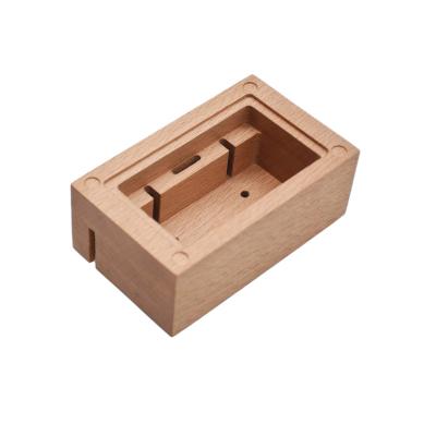 China OEM CNC Wood Machining parts CNC machined wood block custom made wood parts for sale