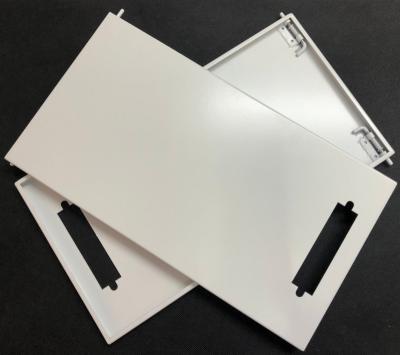 China CNC laser cutting sheet metal part white powder coated sheet metal fabricated part for sale