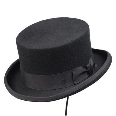 China Soft Custom Wool Hat Wool Hat Fashion Felt Top Hat for sale