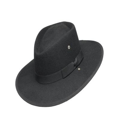 China Big Brim Soft Flat Wide Women Fedora Hat for sale