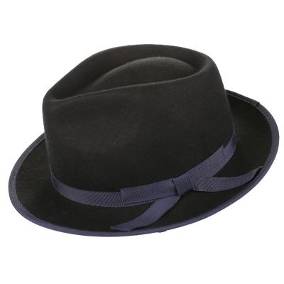 China Fedora Hats Fashion Customized Medium Soft Comfortable Overflow 100 Wool For Women for sale