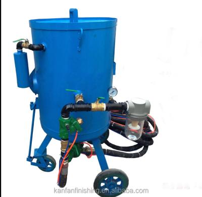 China Building Material Shops Portable High Pressure Sand Blasting Pot for sale