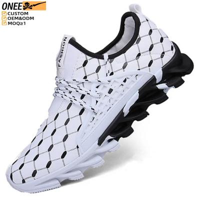 China Cushioning Design Plus Size 39-47 Breathable Men's Athletic white Sneakers Sports Casual Shoes for Men for sale