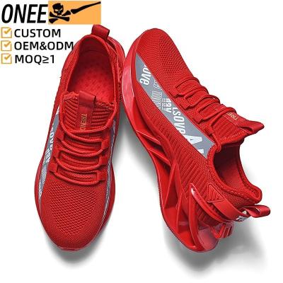 China Cushioning OEM Men Sneakers Male Mens Casual Shoes Tenis Sport Shoes Trainer Sneakers Fashion Running Red Bottom Blade Shoes for Men for sale