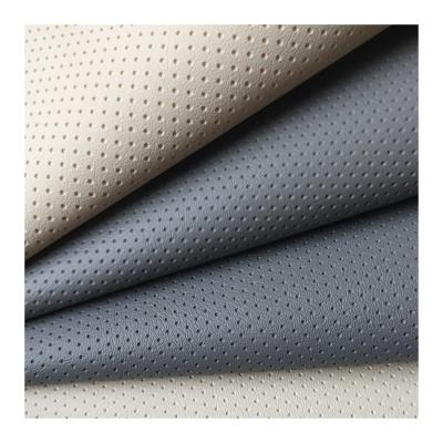 China Wholesale Factory Design Car Perforated PVC Leather Waterproof For Car Seats Waterproof Materials for sale