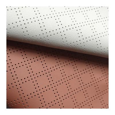 China Waterproof PVC Custom Faux Suede Leather Fabric For Car Seat Cover Making Material for sale