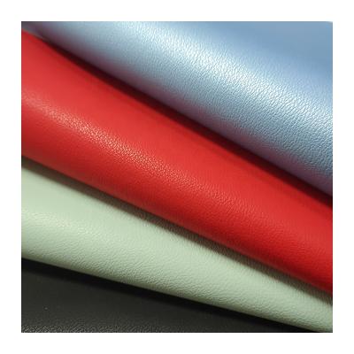 China PU Elastic Solvent Free Synthetic Leather For Sofa And Furniture Materials Making for sale