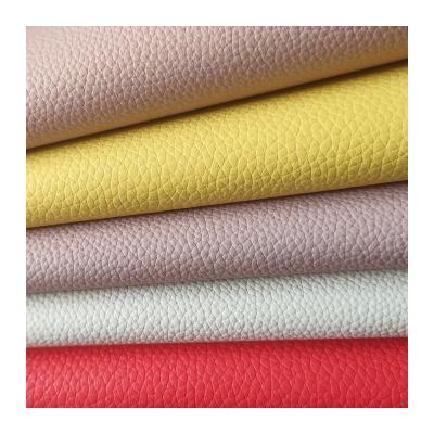 China Elastic Eco Friendly Solvent Free Vegan Leather For Furniture And Home Textiles Sofa Fabric Leather Materials for sale