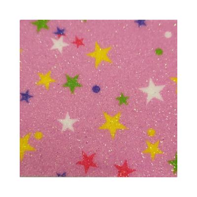 China Waterproof Wholesale Wallet and Decorative Glitter Printed PU Leather for sale