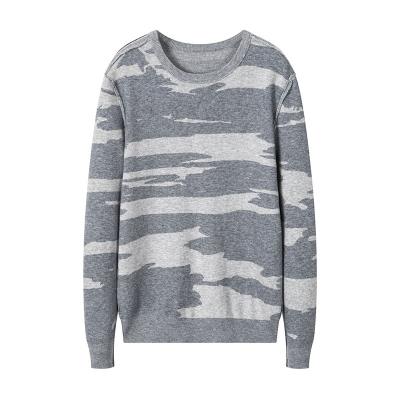 China High quality breathable autumn sweater intarsia pullover for man for sale