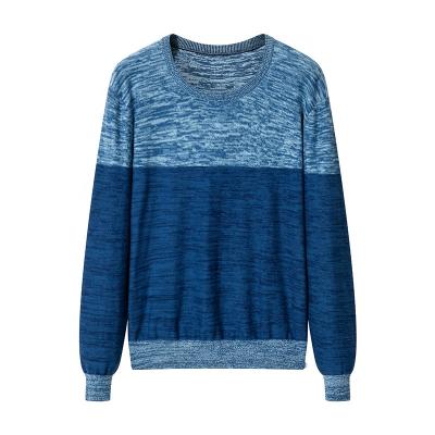 China 100%cotton Breathable Crew Neck Pullover Sweater Autumn Fashion Basic Style Combined Color For Men for sale