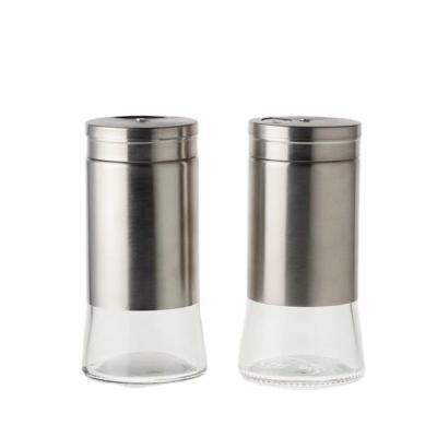 China Freshness Preservation High Quality Kitchen Tableware Food Seasoning Storage Canister Glass Jar Set for sale