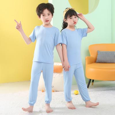 China QUICK DRY kids clothing sets pajamas bag wholesale quantity summer cotton custom OEM customized item pajamas kids kids sleepwear clothing for sale