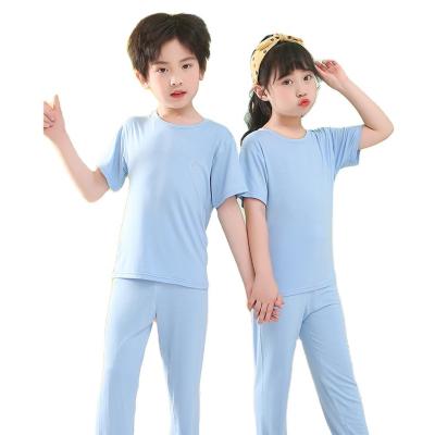 China QUICK DRY kids clothing sets pajamas bag wholesale quantity summer cotton custom OEM customized item pajamas kids kids sleepwear clothing for sale