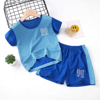 China QUICK DRY Girls Dressing Sets Toddler Clothes Little Pile Suits Kids Clothing Dyeing Short Sleeve Kids Costume Kids Clothing Wholesale for sale