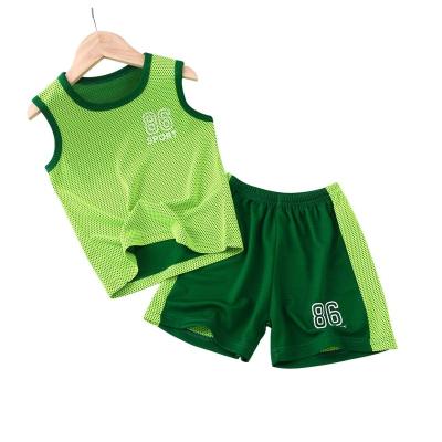 China Summer waterproof children's sportswear quick-drying children's vest shorts suit children's bulk wholesale clothing for sale