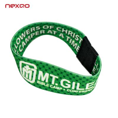 China Factory Price Programmable Waterproof / Waterproof NFC Wristband RFID Waterproof Passive Elastic Rope Wristband for sale