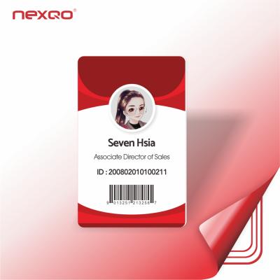 China PVC Plastic PVC Customized Employee Identification Card Student ID Card for sale