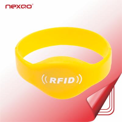 China Waterproof/waterproof custom kids tracking rfid wristband/nfc wristband/wristband rfid with free samples for sale